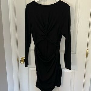 Black Peep-Hole Dress